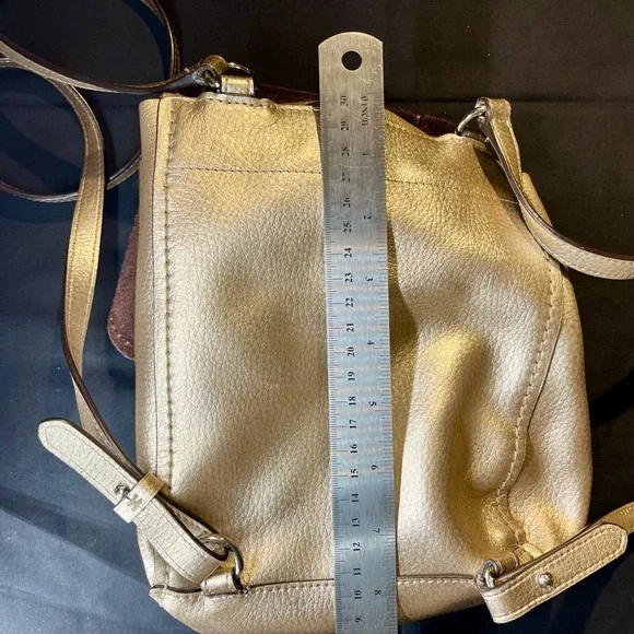 Coach Gold Convertible Backpack Crossbody - Picture 8 of 9